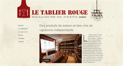 Desktop Screenshot of letablierrouge.com